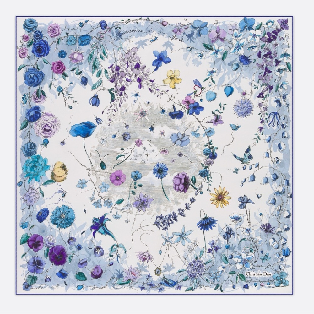 Dior Florilegio 90 Square Scarf 35x35‼️LAST ONE LEFT